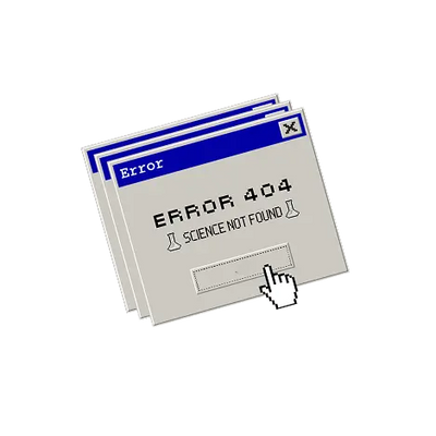 Science not found sticker