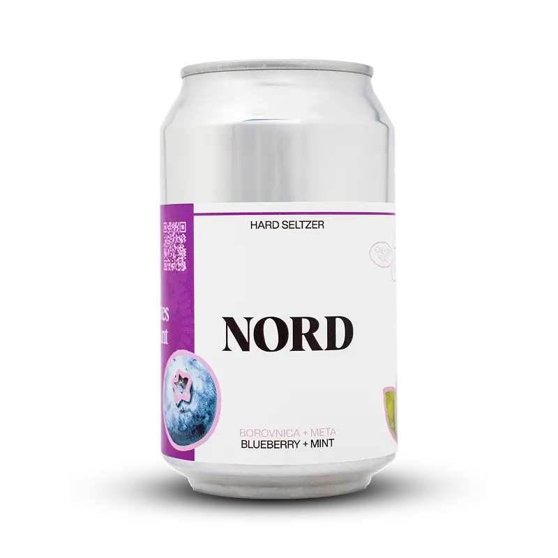 Nord Hard Seltzer Blueberry Mint